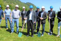 Groundbreaking-ceremony for start of construction